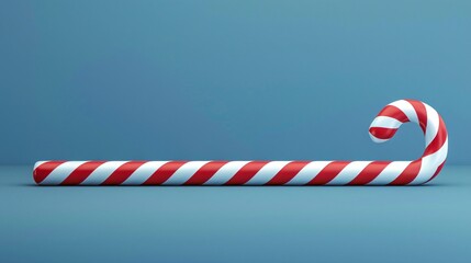 Candy Cane Progress Bar: Festive Striped Stick Loading Illustration