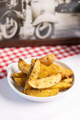 Herb-Seasoned Potato Wedges