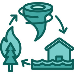 Natural Disaster  solid icon