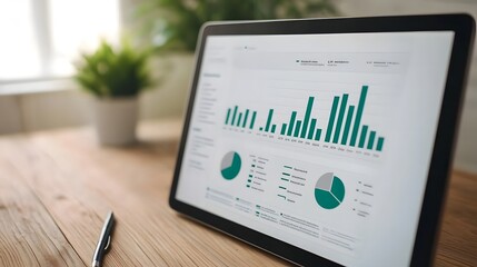 Eco-Friendly Analytics Dashboard Showcasing Reduced Carbon Emissions and Energy Savings