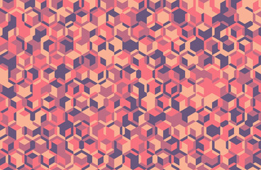 Abstract geometric design featuring seamless shapes and mosaic texture. Ideal for backgrounds, posters, and trendy textile prints with a modern flair.