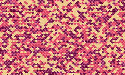 Art seascape of lizard card. Abstract oriental on seamless pattern aquatic. Tiling skin in simplicity colors.