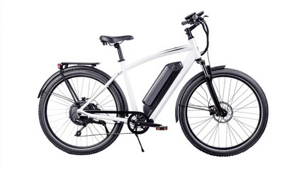 Fototapeta premium Modern Electric Bicycle with Sleek Design and Powerful Features