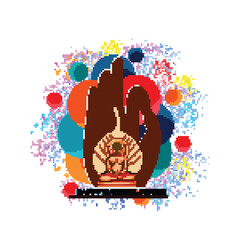 Mahavir Jayanti Celebration Background the birth of Mahaveer.