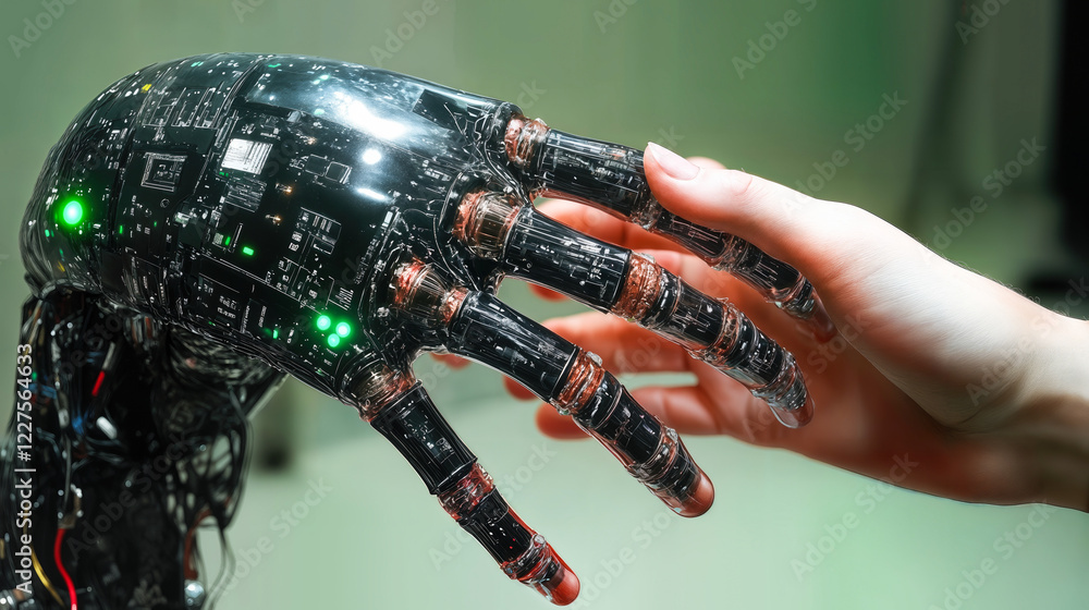 Poster human-robot interaction: empathy and connection in advanced ai technology devices