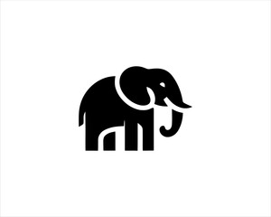 elephant silhouette vector