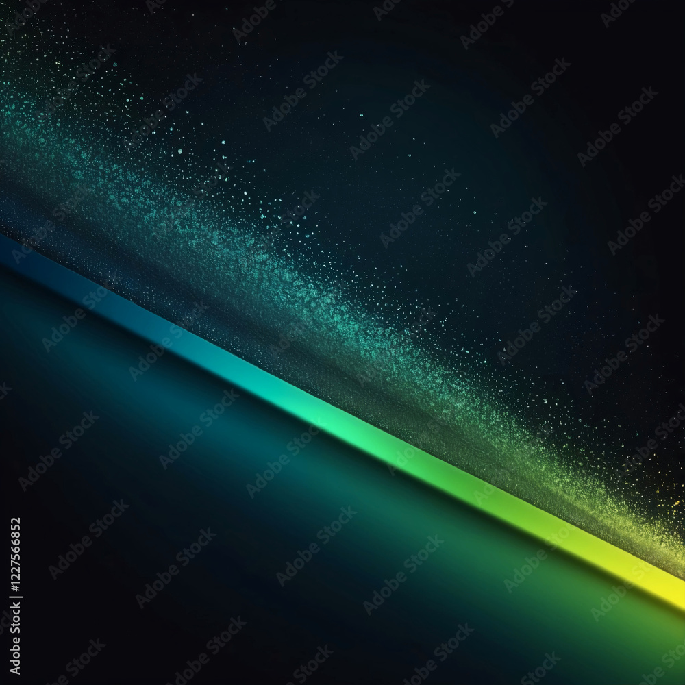 Poster abstract futuristic gradient with sparkling particle effect