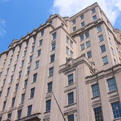 Philadelphia public building - square composition. Local government offices.