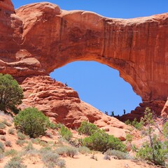 Utah nature - Arches National Park - square composition.