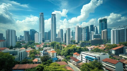 Obraz premium Real estate investment can contribute to community development, urban regeneration, and economic growth.