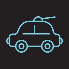 Military Vehicle Icon Design