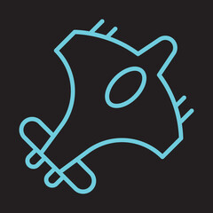 Military Aircraft Icon Design