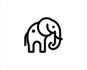 elephant silhouette vector