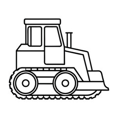 Fototapeta premium bulldozer