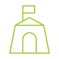 Barracks Icon Design