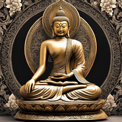 thai buddha statues sacred worship