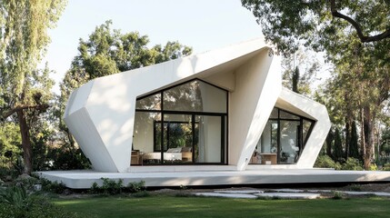 Modern Architectural Design with Unique Shapes