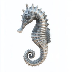 Fototapeta premium 3D Seahorse Isolated and White Background