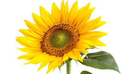 Obraz premium sunflower isolated on white background