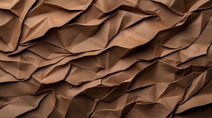 Obraz premium Textured Mocha Paper with Fine Creases and Organic Feel