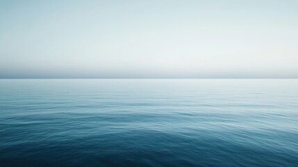Obraz premium a large body of water with a sky background