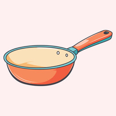 Cute frying Pan Vectors Illustration