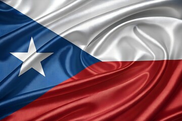 Fototapeta premium Texas State Flag with Texture and Depth