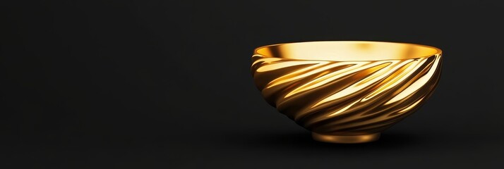 Golden Achievement Bowl: Leadership Success - A golden bowl symbolizes success, leadership, achievement, prosperity, and victory.  It represents the pinnacle of accomplishment.