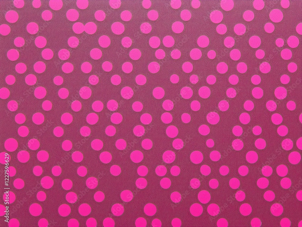 Poster abstract polka dot pattern: an eye-catching and vibrant abstract pattern featuring pink polka dots a