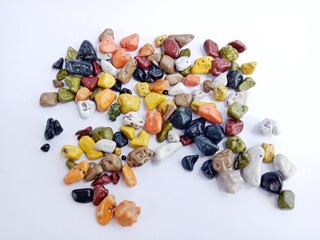 Chocolate in pebble form 