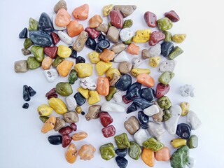 Chocolate in pebble form 