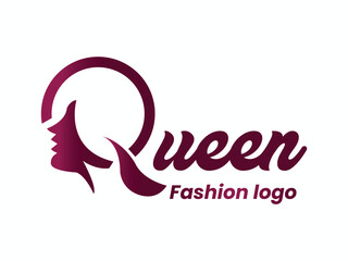 fashion logo for fashion studio, bridal makeover studio, ladies haircut salon,beauty center and cosmetics shop.