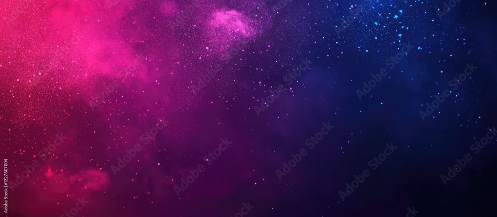 Poster colorful holi powder explosion on a dark background with space for text, creating a vibrant and fest
