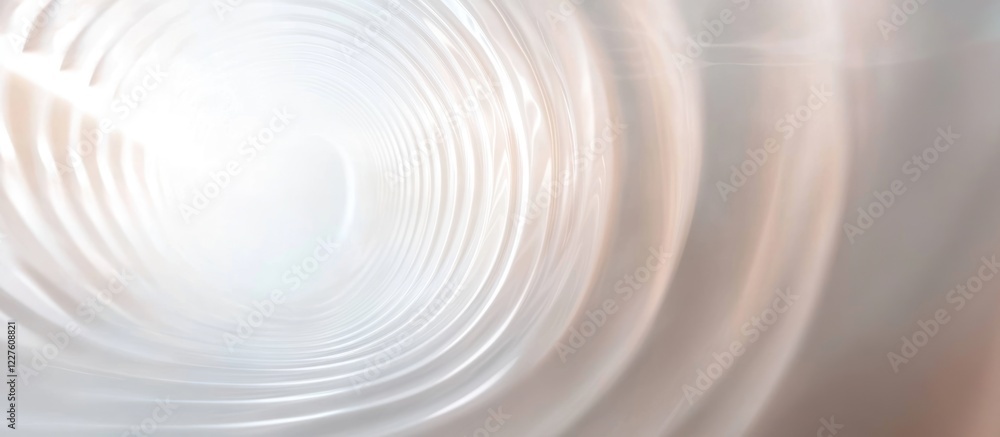Poster harmonic vibrations of sound and light with abstract soft focus background and space for text