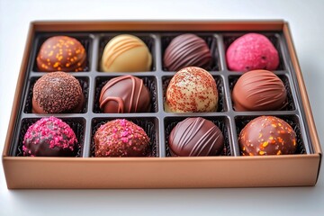 商品用のバレンタインチョコレート
