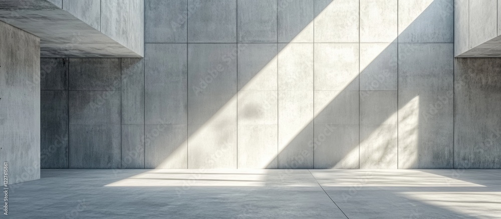 Poster modern grey concrete texture background for architectural design featuring empty space for text comp