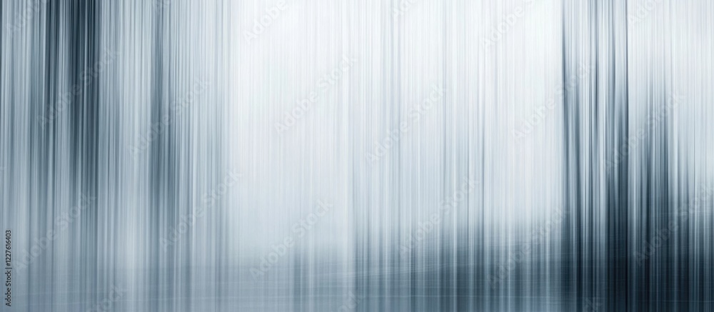 Poster blurred grey blue abstract background with vertical lines and empty space for text placement in a li