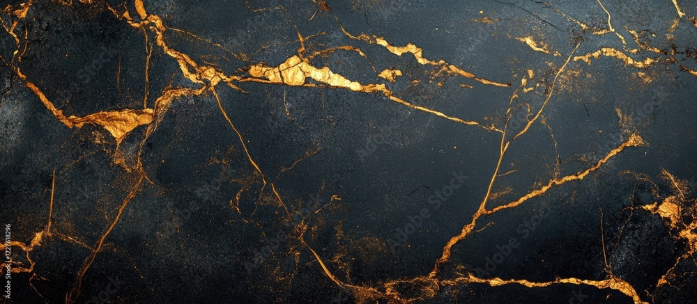 Poster elegant grey and gold marble texture background for design projects with ample copy space for text o