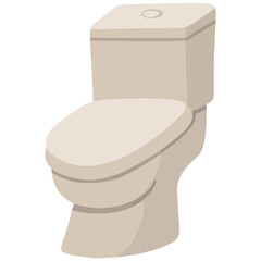 Hand drawn toilet cartoon illustration 