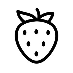 strawberry isolated on white