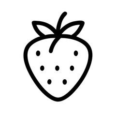 strawberry isolated on white