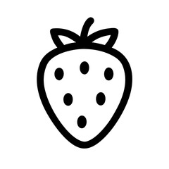 strawberry isolated on white