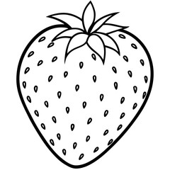 strawberry isolated on white