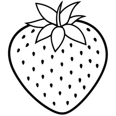 strawberry isolated on white