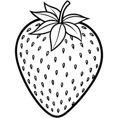 strawberry isolated on white