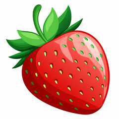 Obraz premium strawberry isolated on white