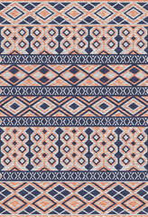 Kilim and Navajo Vector Carpet modern Pattern with trending colors in high resolution
