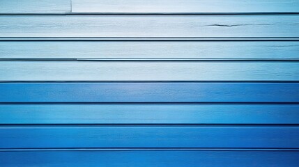 Obraz premium Blue Gradient Background with Horizontal Stripes Abstract Design for Contemporary Wall Aesthetic and Textured Decor Elements