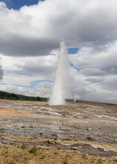 Geysers. alternative energy resource. geothermal
