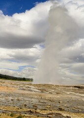 Geysers. alternative energy resource. geothermal